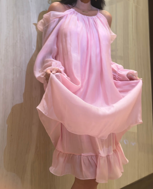 Flowy Off-Shoulder Dress