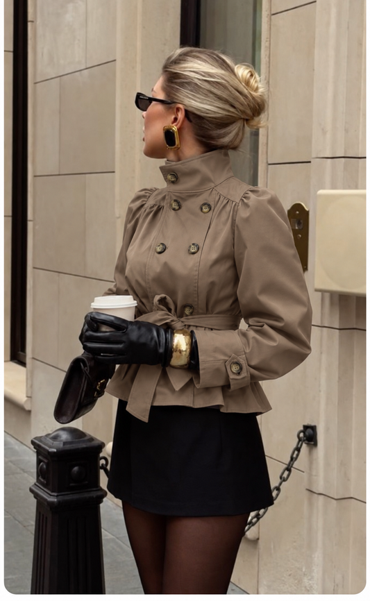Belted Trench Jacket