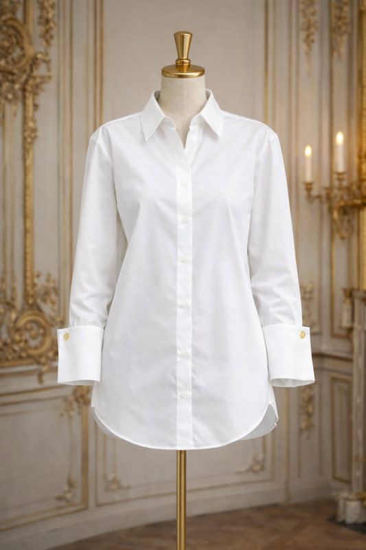 La Chleá-Oversized White Hemd