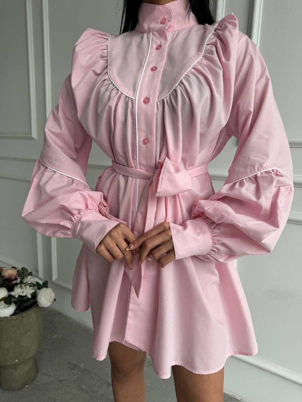 La Chleá- Oversize Hemdkleid