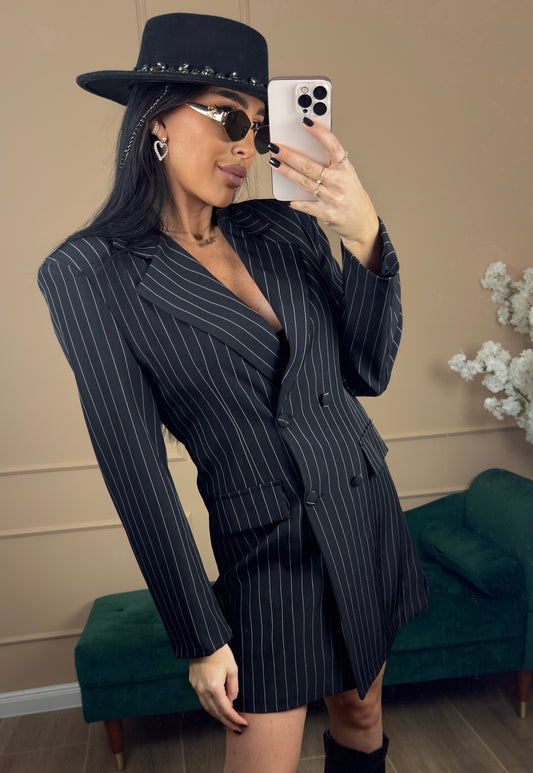 La Chleá-Iconic Blazer Dress
