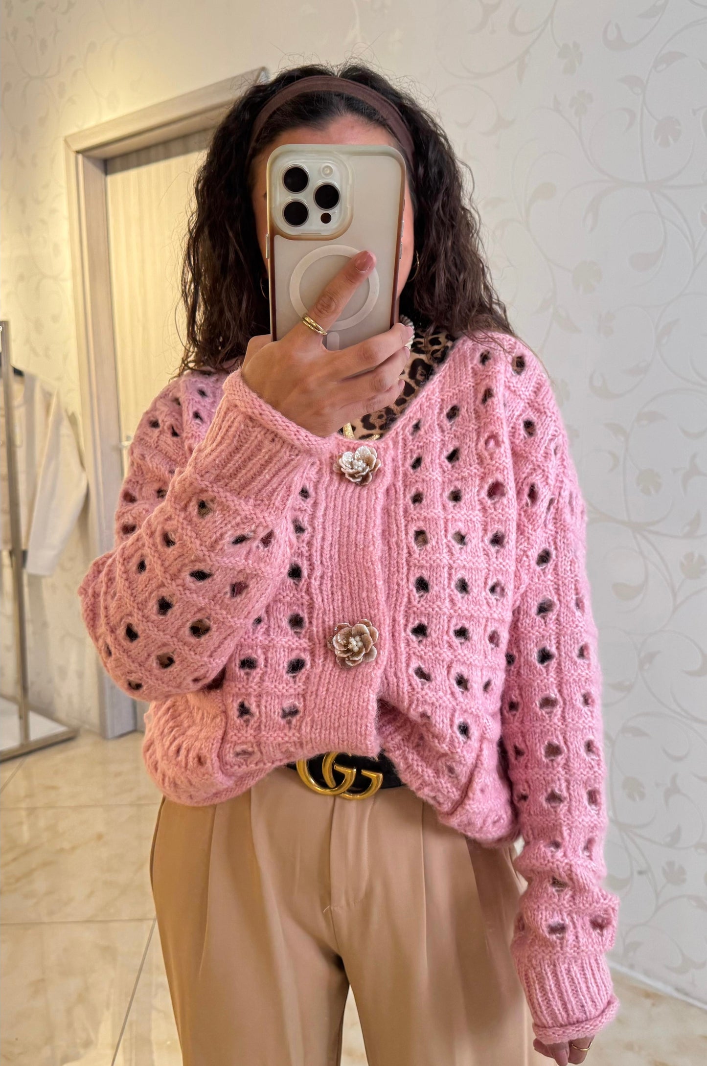 Dreamy Pink Cardigan