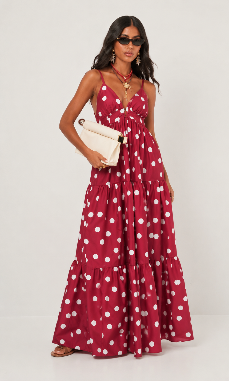 Polka Love Maxi Dress