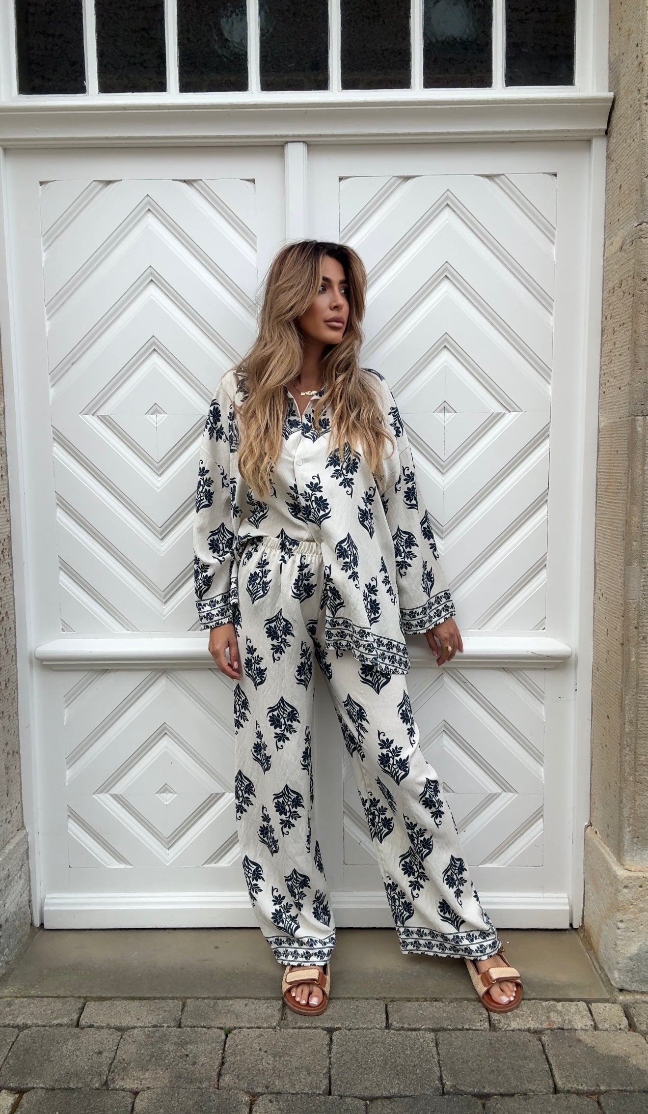 Zweiteiler mit Muster