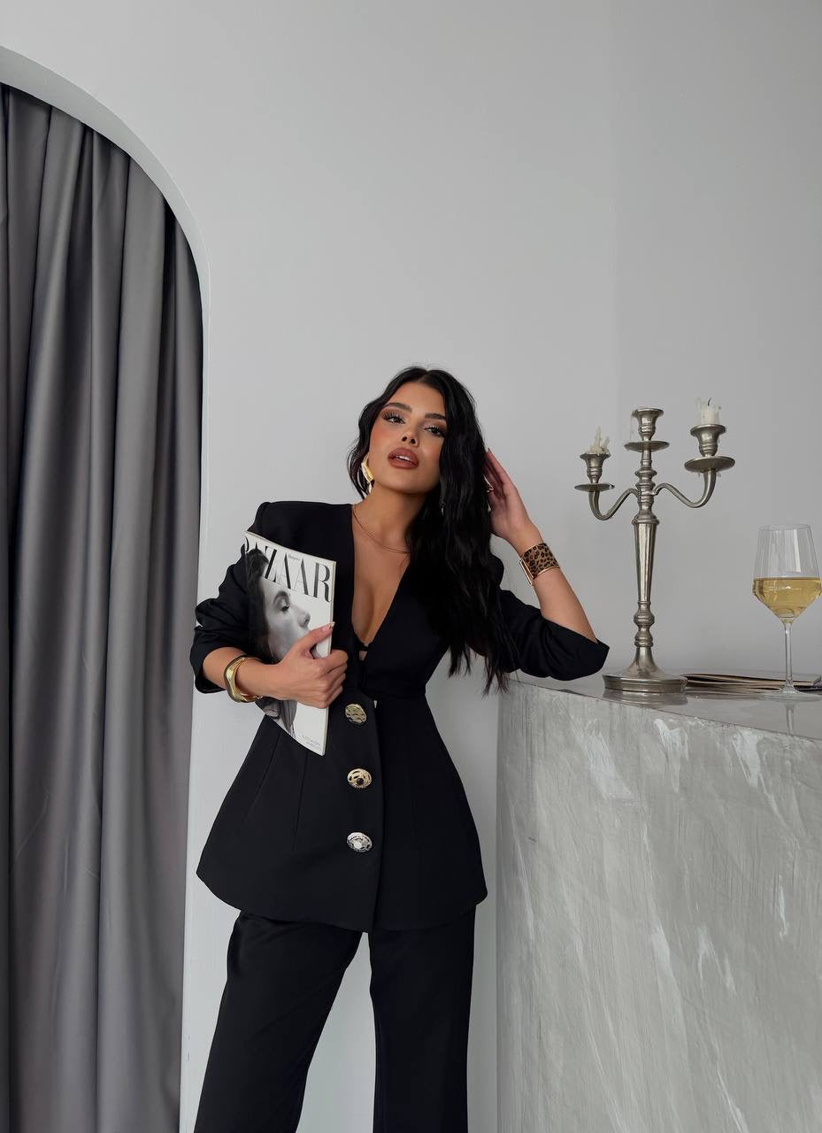 La Chleá Twina Blazer-Black