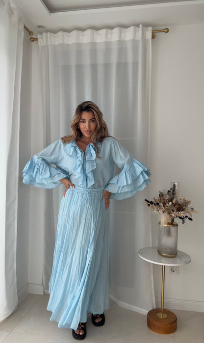 La Chleá Ruffle Zweiteiler-Set