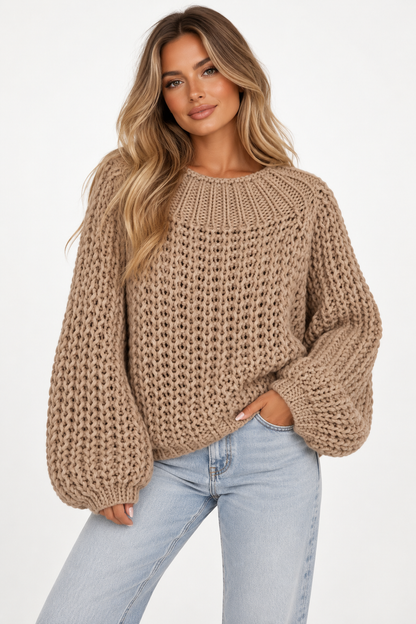 Chunky Knit Pullover – Cozy Elegance