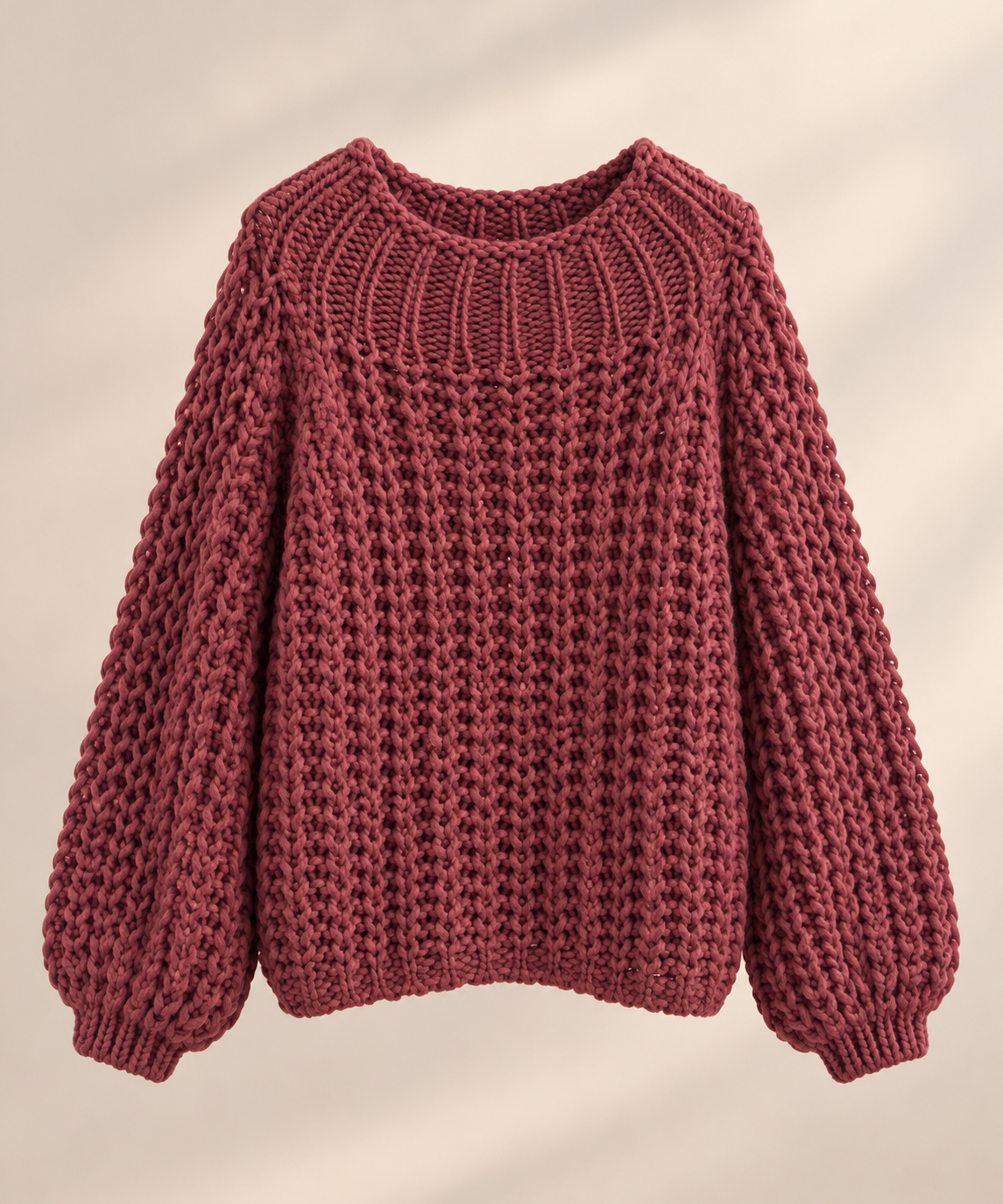 Chunky Knit Pullover – Cozy Elegance