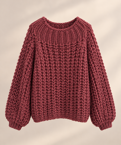 Chunky Knit Pullover – Cozy Elegance