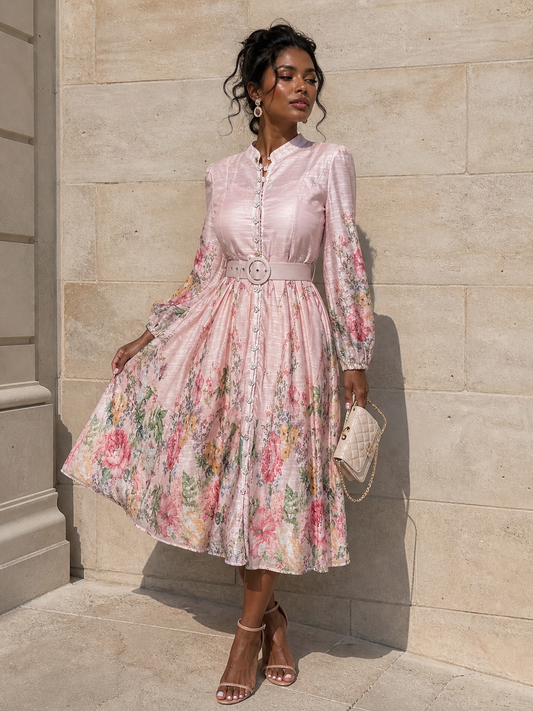 Blumenkleid „Rosé Garden“