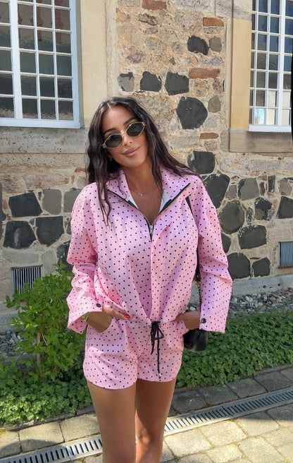 Stylisches 2-Teiler Set „Polka Chic“