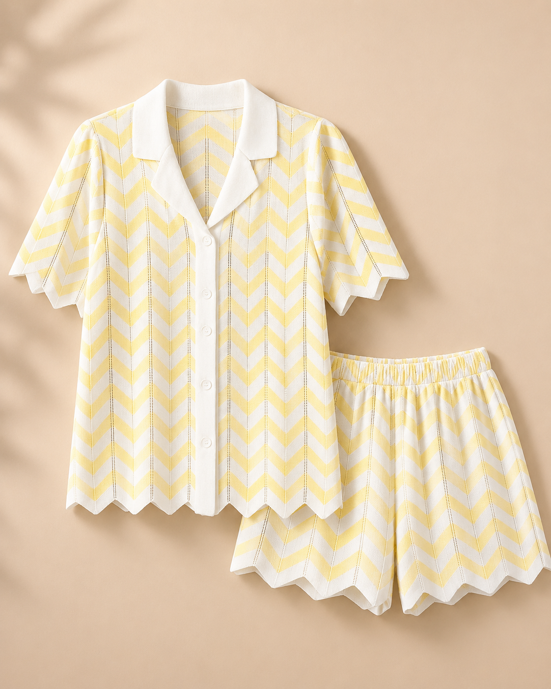 Summer Breeze Knit Set – Yellow