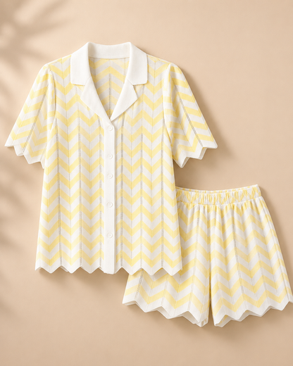 Summer Breeze Knit Set – Yellow