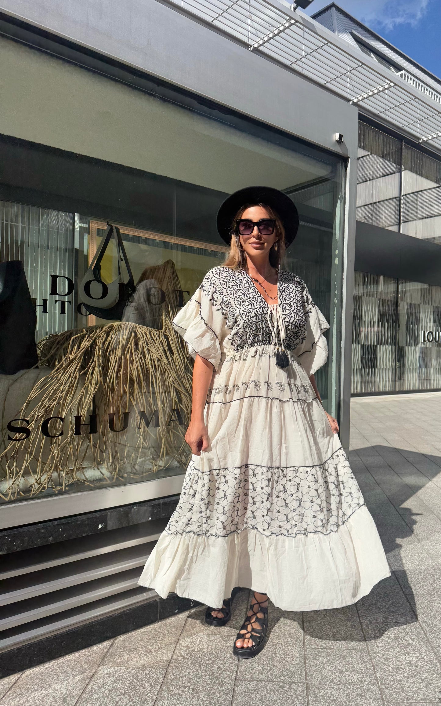 La Chleá -Boho Maxi aus 100% Baumwolle