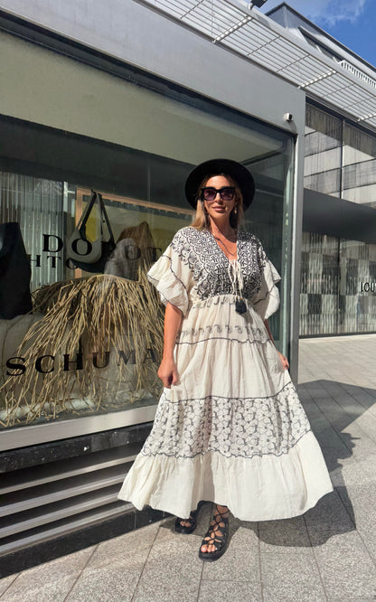 La Chleá -Boho Maxi aus 100% Baumwolle