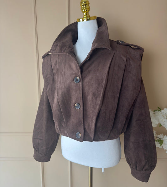 Cropped Volume Jacket