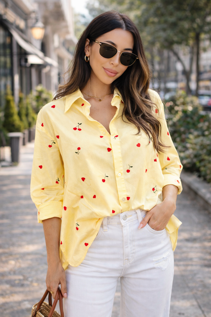 Cherry Love Bluse