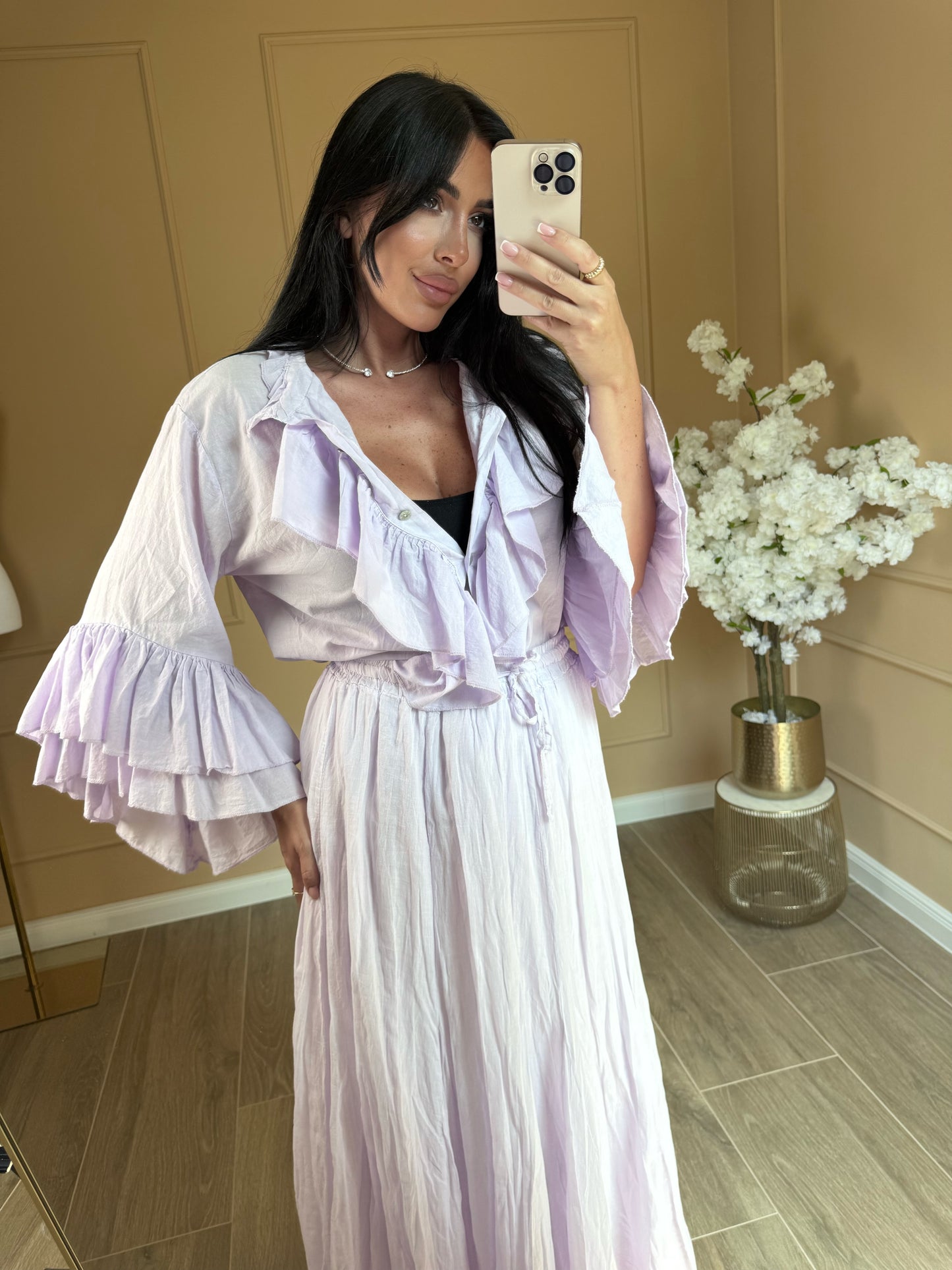 La Chleá Ruffle Zweiteiler-Set