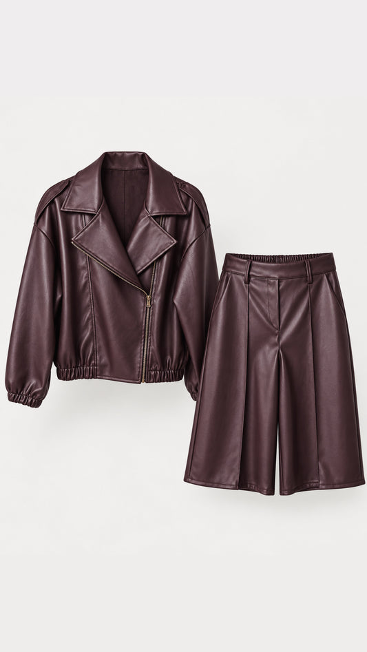 LA MULBERRY EDGE – Leather Look Set
