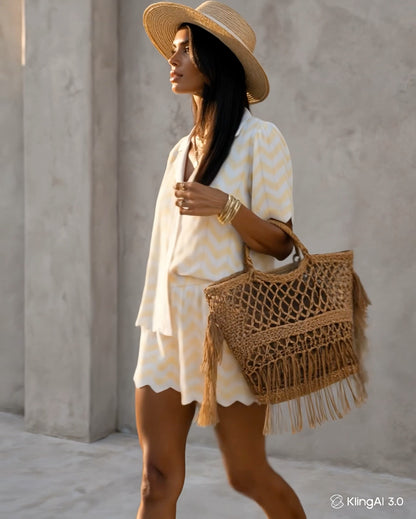 Summer Breeze Knit Set – Yellow