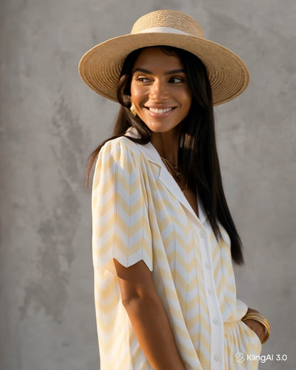 Summer Breeze Knit Set – Yellow
