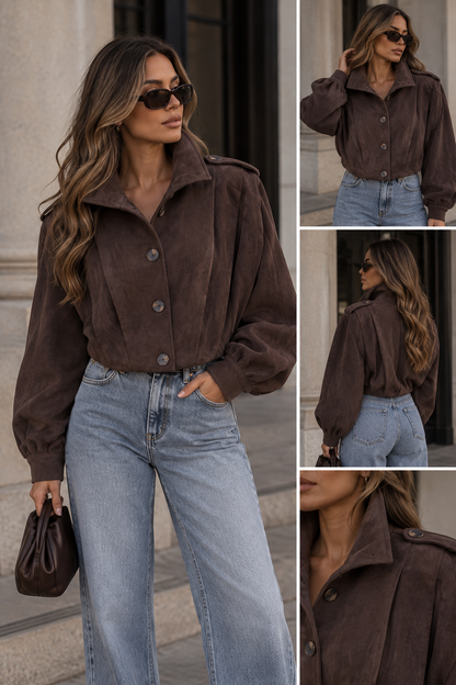 Cropped Volume Jacket