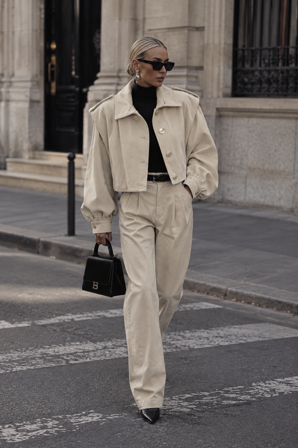 Cropped Volume Jacket