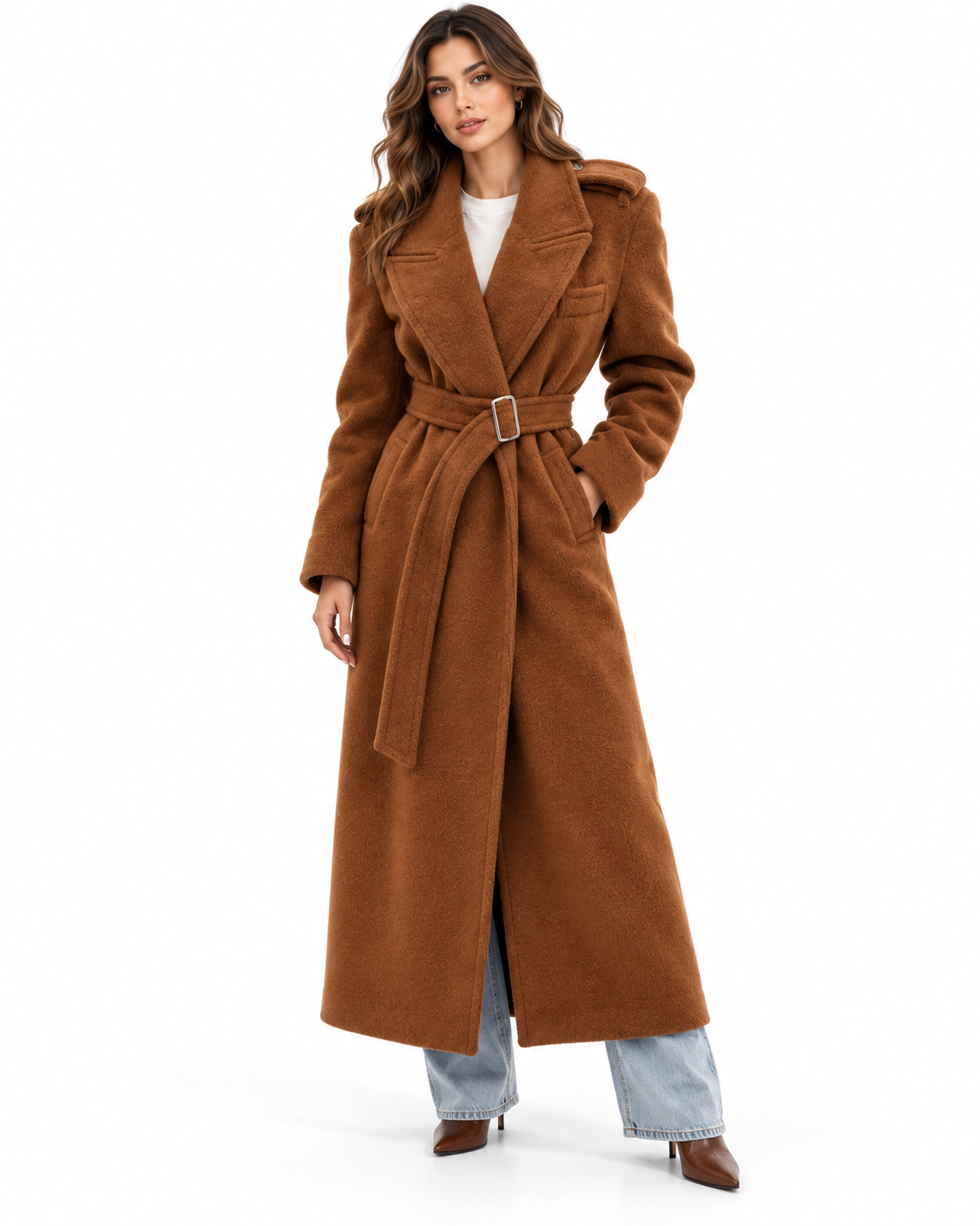 La Chleá Wintermantel „Classic Brown & Black“