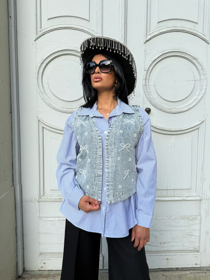 La Chleá Texas Vibes- Hemden Duo mit Weste