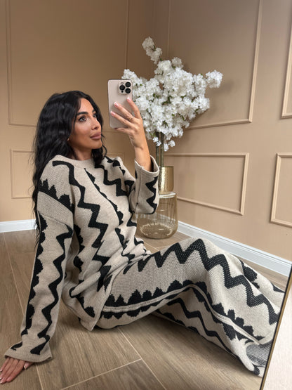 La Chleá-Strick-Set – Pullover & Rock