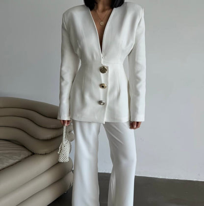 La Chleá-Anzug-Set mit Charakter- White