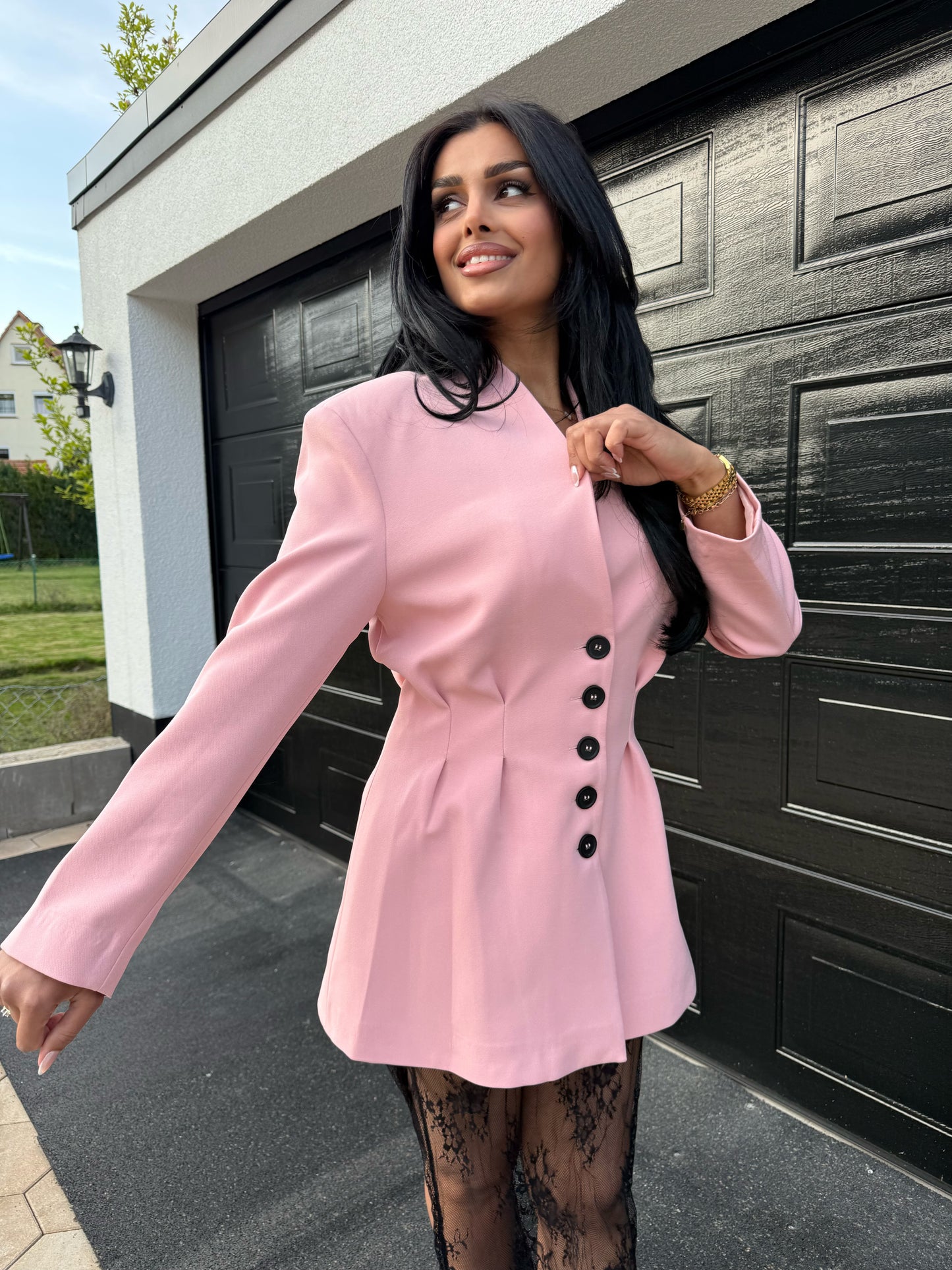 Blazer La Chleá-Elegance in Pink