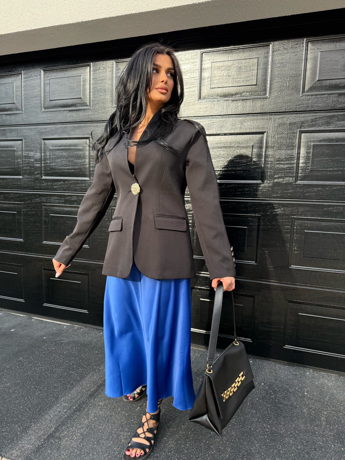 La Chleá Blazer Black-noble Ausstrahlung