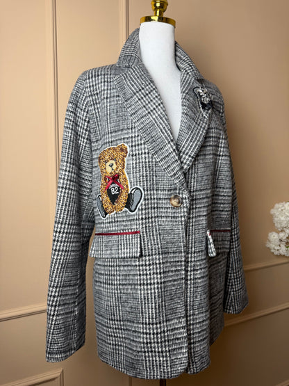 Cozy Teddy Look Blazer