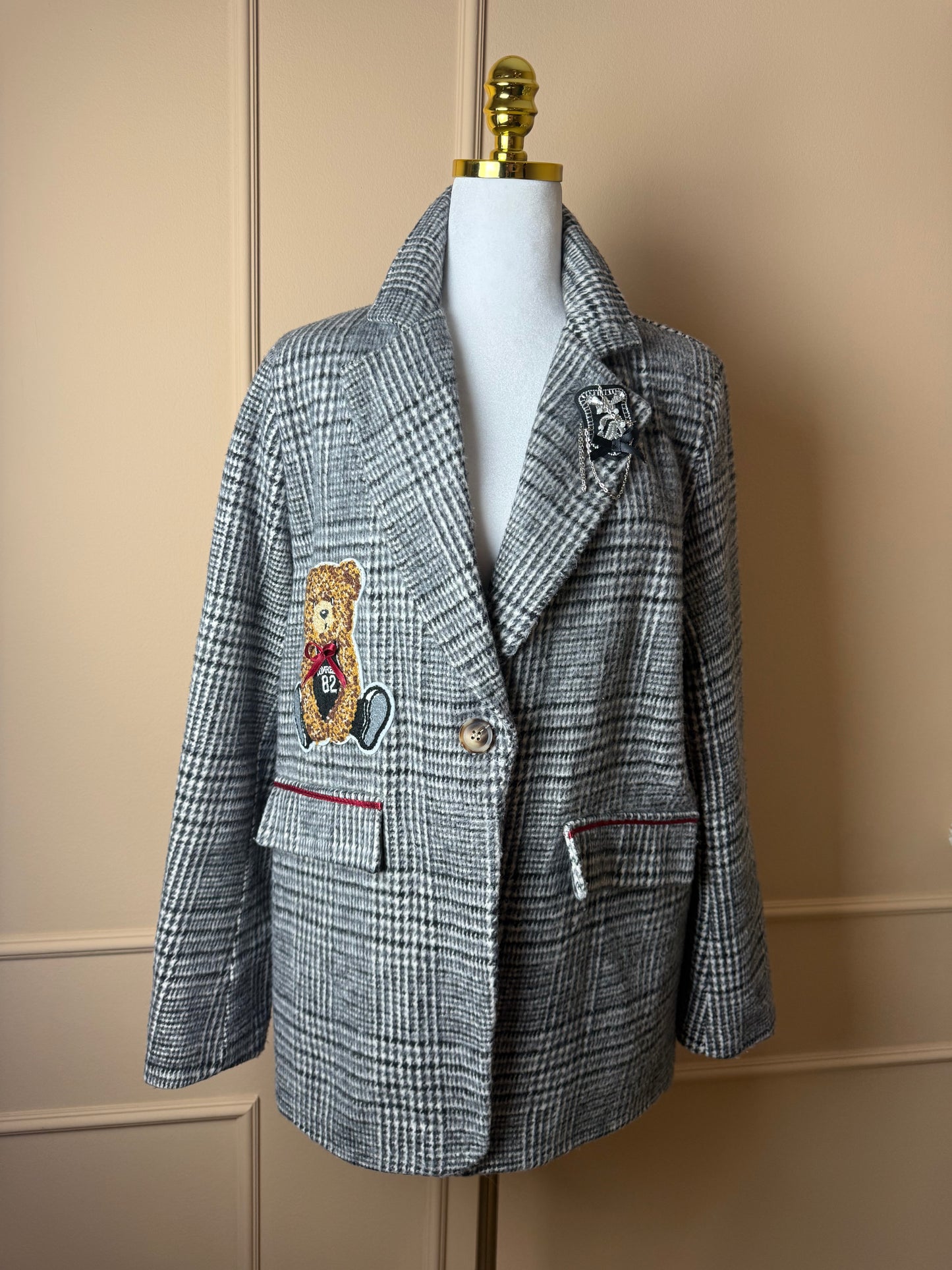 Cozy Teddy Look Blazer