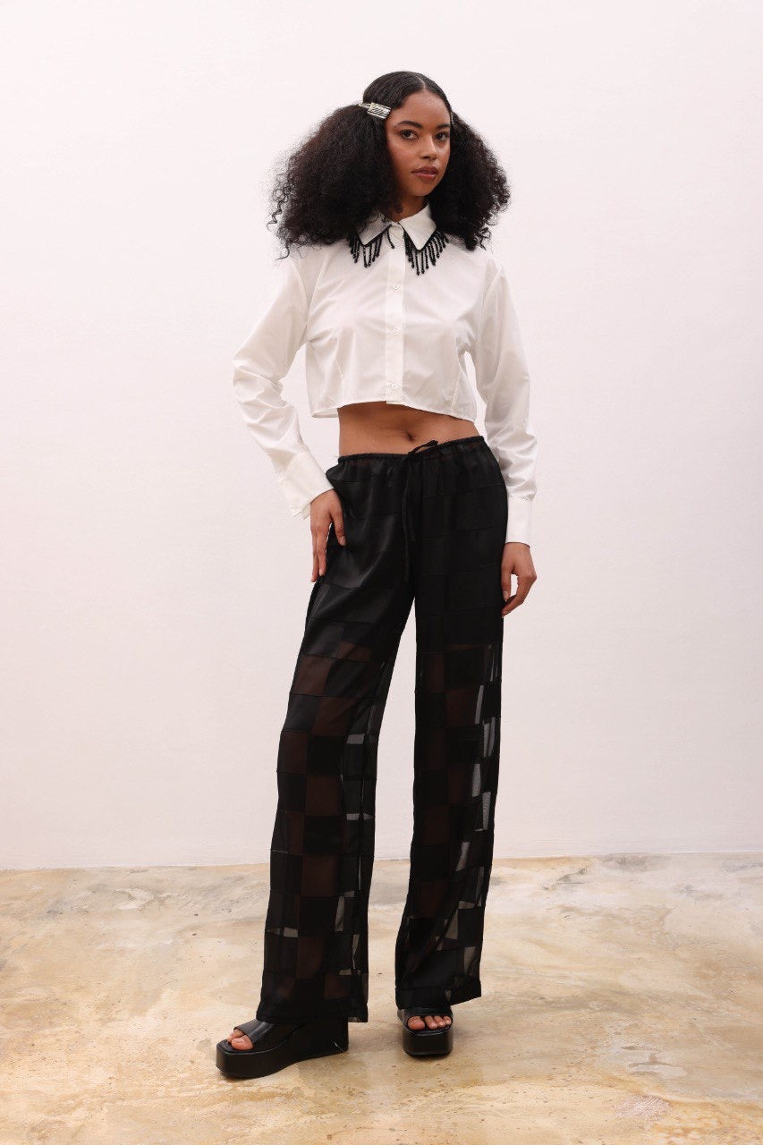 La Chleá-Hemd mit Kettenkragen