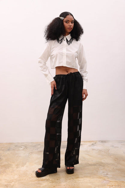 La Chleá-Hemd mit Kettenkragen