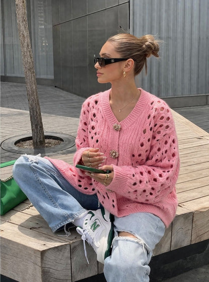 Dreamy Pink Cardigan