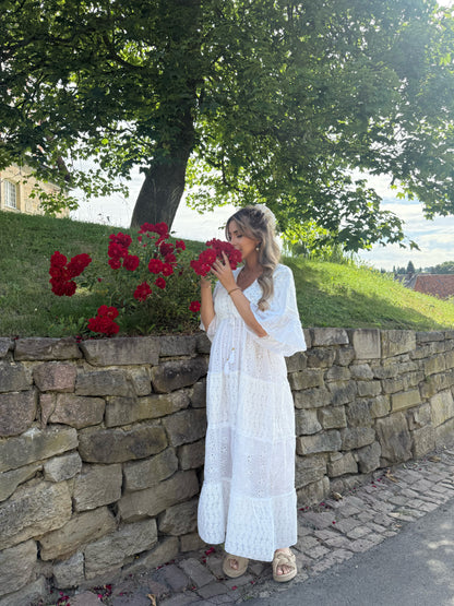 Boho La Chleà – Luftiges Baumwollkleid im Ibiza-Stil