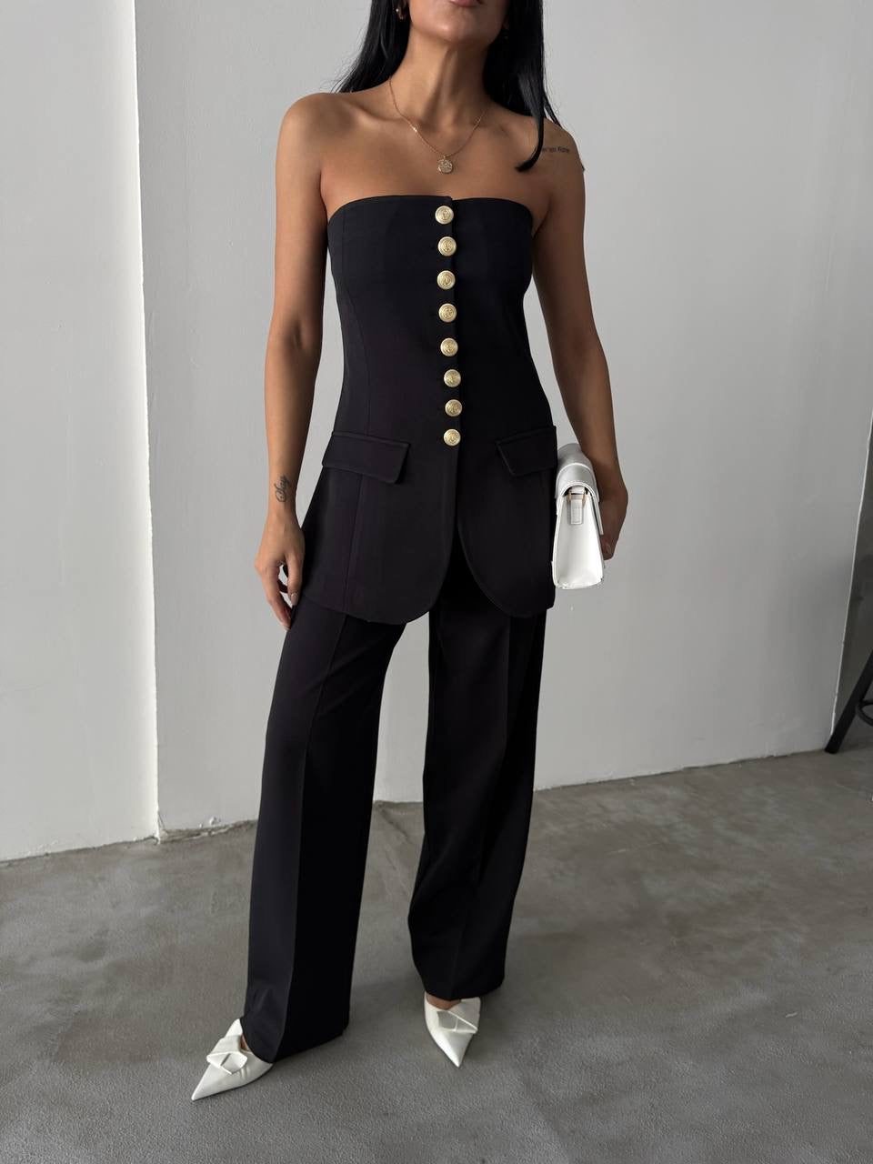 Power Elegance Set – Zweiteilig in Schwarz