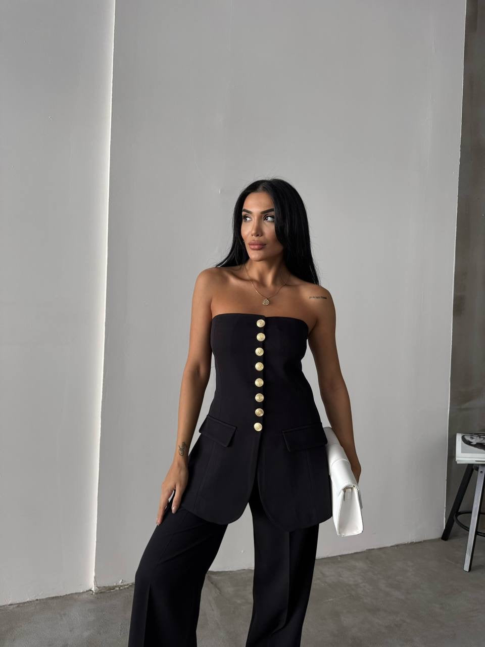 Power Elegance Set – Zweiteilig in Schwarz