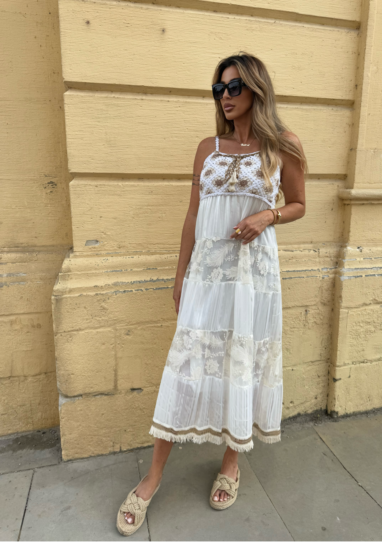 La Chleá Lía – Häkelkleid mit Spitzenromantik