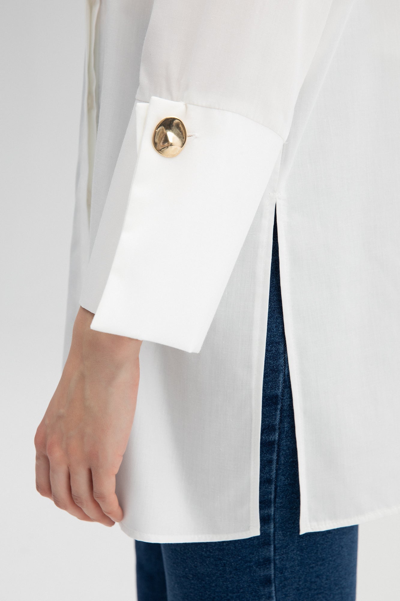 La Chleá-Oversized White Hemd