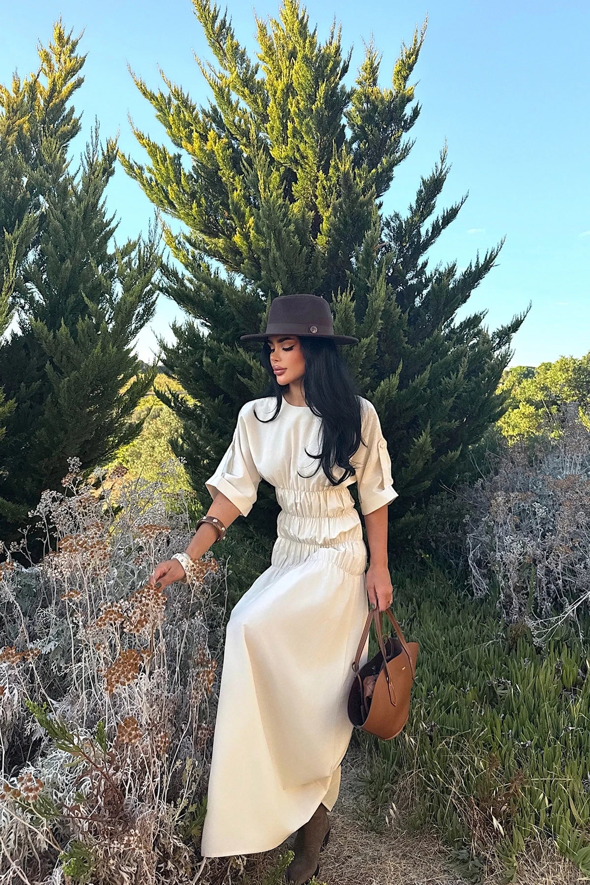 Golden Sand Elegance Dress