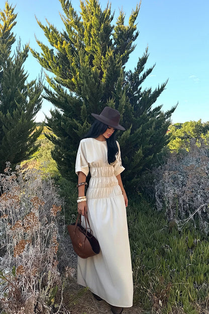 Golden Sand Elegance Dress