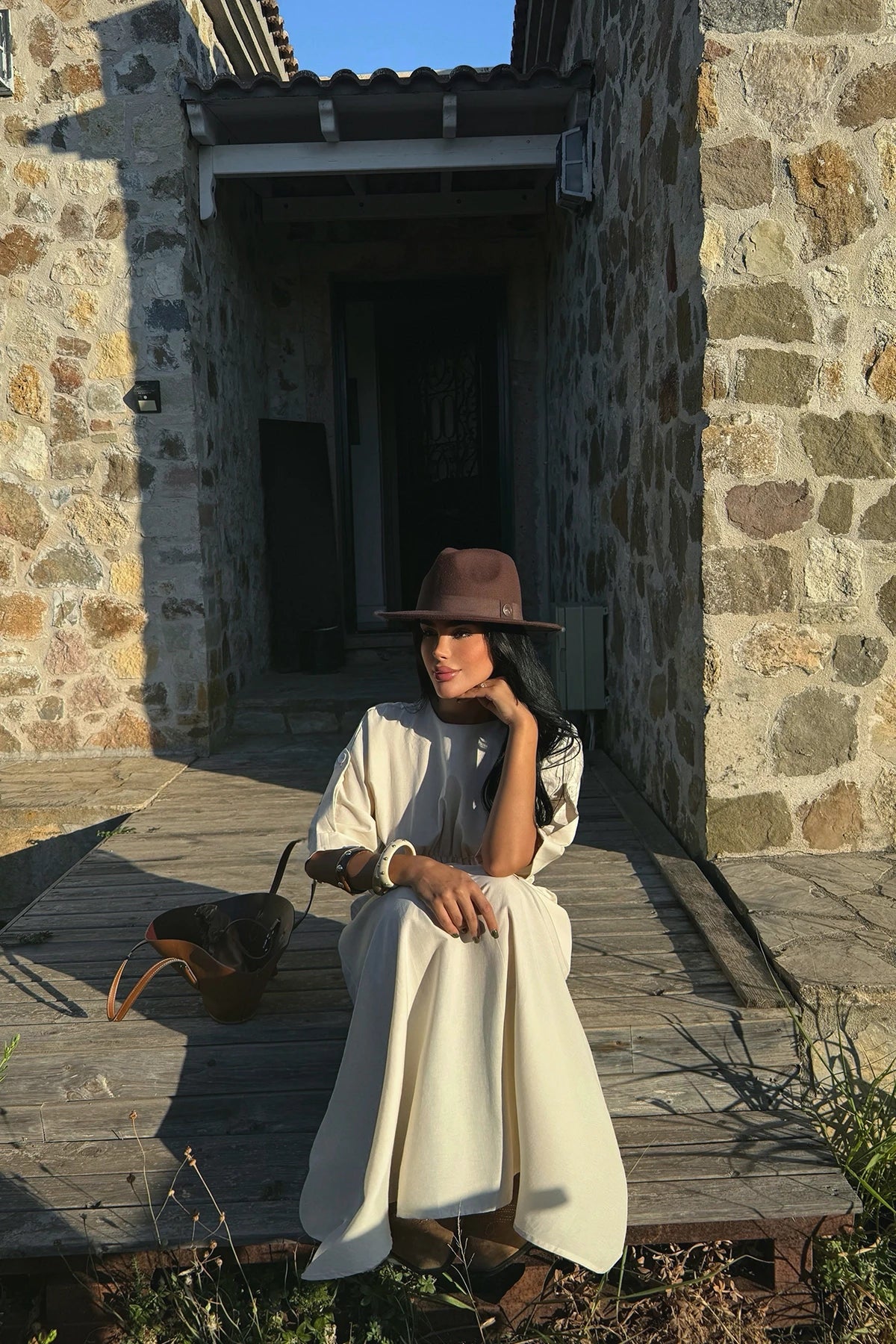 Golden Sand Elegance Dress