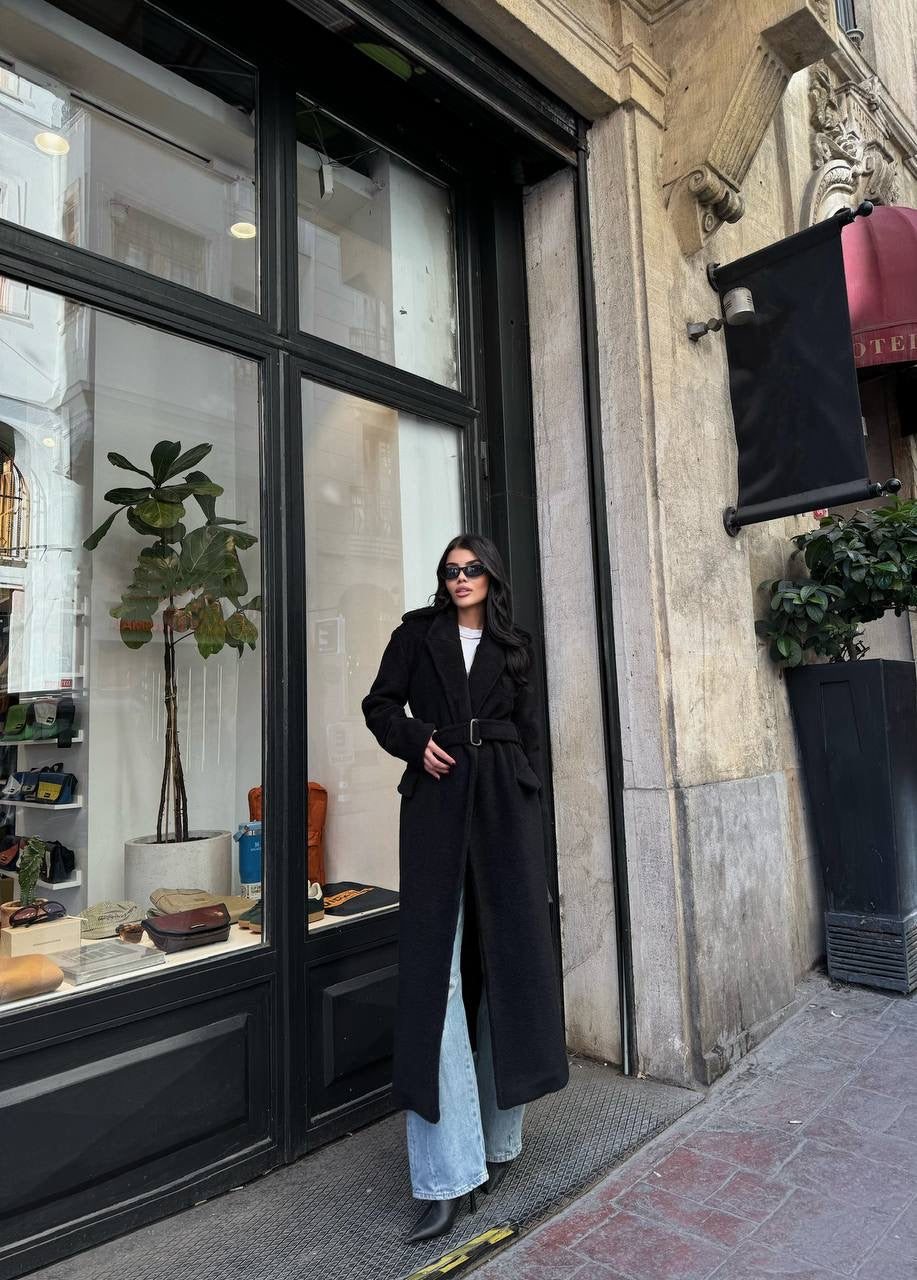 La Chleá Wintermantel „Classic Brown & Black“