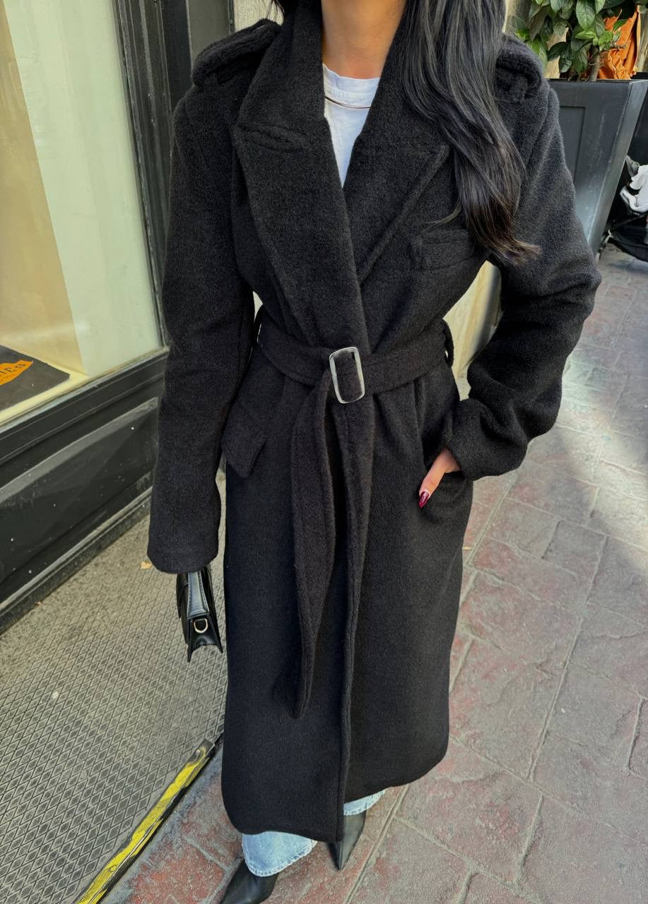 La Chleá Wintermantel „Classic Brown & Black“