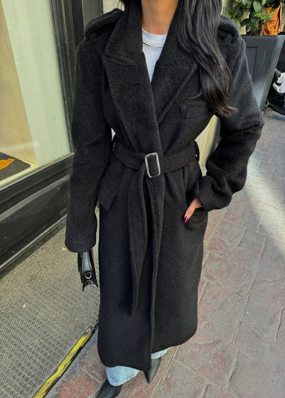 La Chleá Wintermantel „Classic Brown & Black“