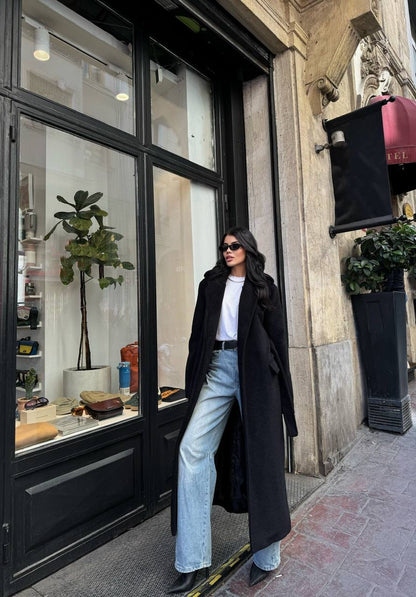 La Chleá Wintermantel „Classic Brown & Black“